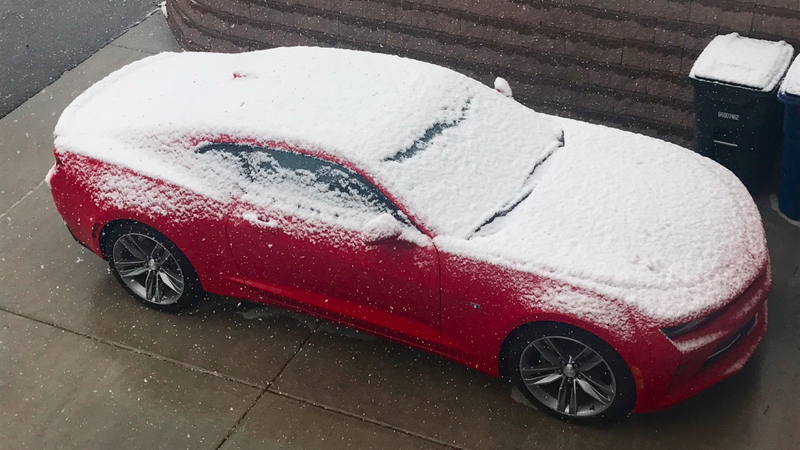 Day 2 of the Camaro adventure started with snow accumulation despite it being May 19th, so driving had to wait until the afternoon.